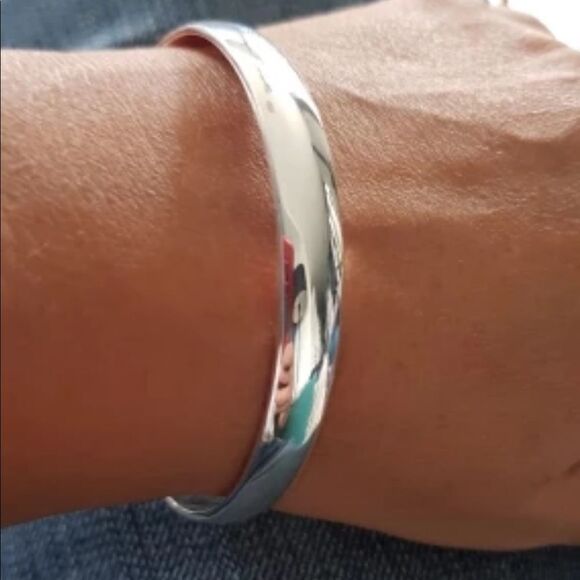 #36C ‼️RESTOCKED 925 Sterling Silver Bracelet Cuff - Gorgeous✨ - Picture 4 of 7